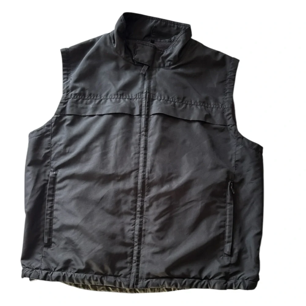 J. crew mens 5 pocket windbreaker vest thinly insulated jacket | XL